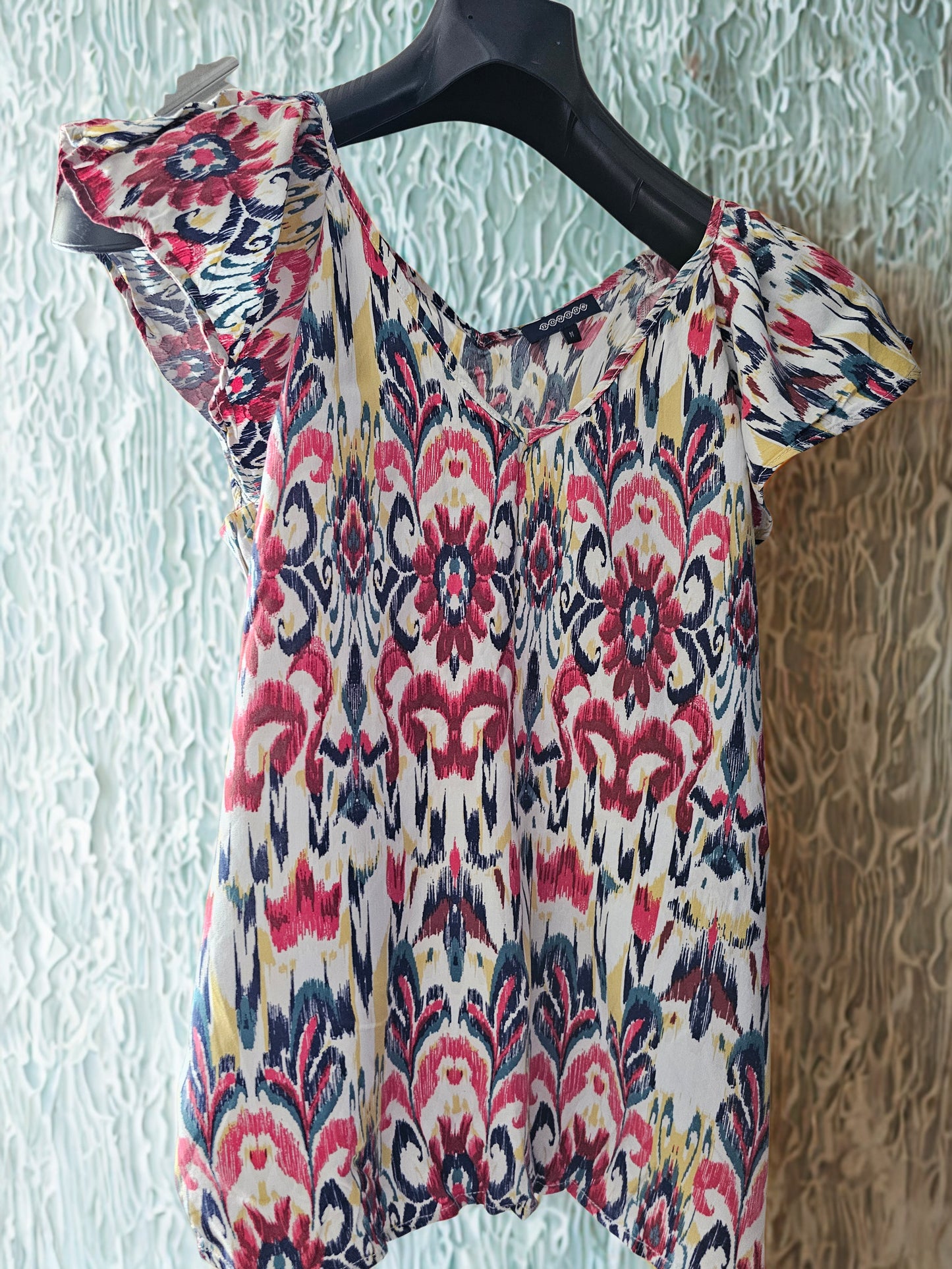 Blouse fluide imprimée Bohème