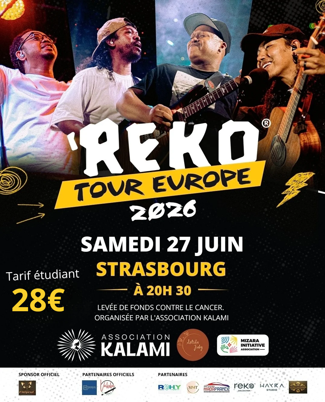 REKO BAND Strasbourg - Tarif étudiant