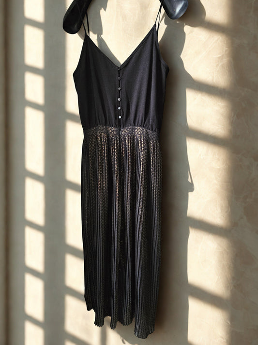Robe noire plissée élégante BONOBO- Taille M